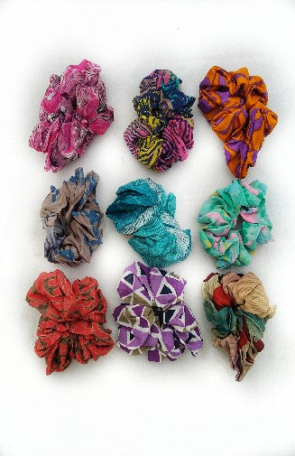 Recycled Silk Hair Scrunchie
