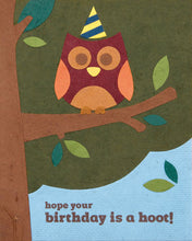 Load image into Gallery viewer, Birthday Hoot Card