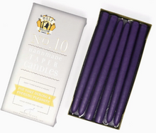 Load image into Gallery viewer, 10" Taper Candle Plum Purple