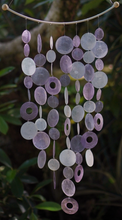 Load image into Gallery viewer, Arch Capiz Chime Lavender