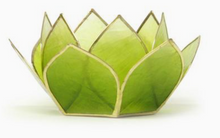 Load image into Gallery viewer, Mini Gemstone Lotus Peridot