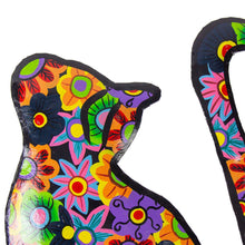 Load image into Gallery viewer, Happy Kitty Haitian Steel Drum Wall Art, 13 inch