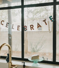 Load image into Gallery viewer, Celebrate Recycled Paper Garland - Eco Friendly Tree-Free