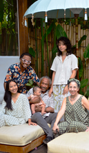 Load image into Gallery viewer, NEW | Balinese Umbrella Patio | Outdoor Aqua