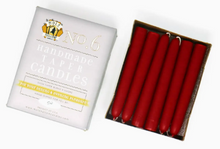 Load image into Gallery viewer, 6" Taper Candle Sweetheart Red