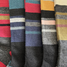 Load image into Gallery viewer, NEW! Alpaca Socks - Linea - Espresso: Large