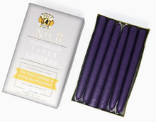 Load image into Gallery viewer, 8" Taper Candle Plum Purple