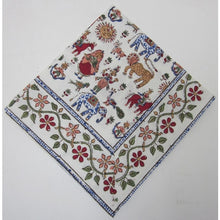 Load image into Gallery viewer, Block Print Napkin Carnival Summer