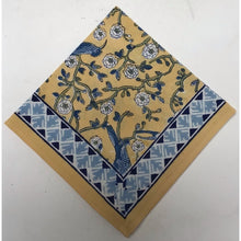 Load image into Gallery viewer, Block Print Napkin Pakshi