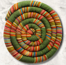 Load image into Gallery viewer, LG Earthtone Spiced Spiral Trivet