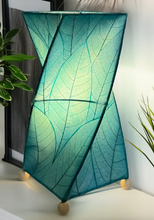 Load image into Gallery viewer, Twist Leaf Table Lamp Sea Blue