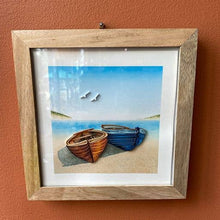 Load image into Gallery viewer, Bimala 6x6 Wood Quilling Card Frame - Handmade Fair Trade