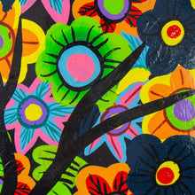 Load image into Gallery viewer, Happy Kitty Haitian Steel Drum Wall Art, 13 inch