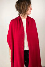 Load image into Gallery viewer, Cashmere Scarf/Wrap Cherry