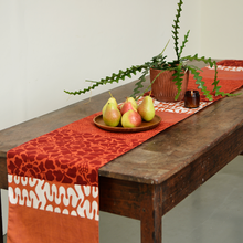 Load image into Gallery viewer, Table Runner 96" | Spice Red