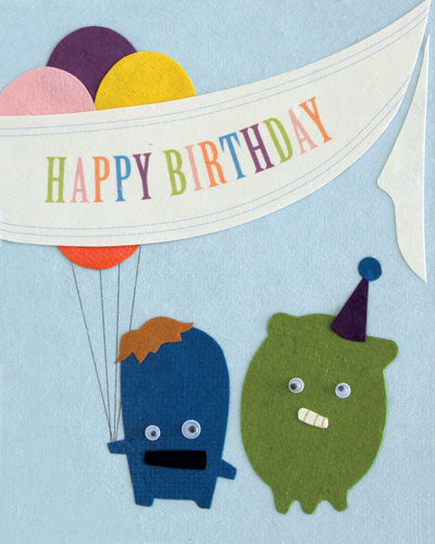 Monster Birthday Card