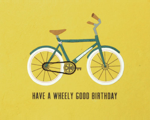Wheely Good Birthday Card