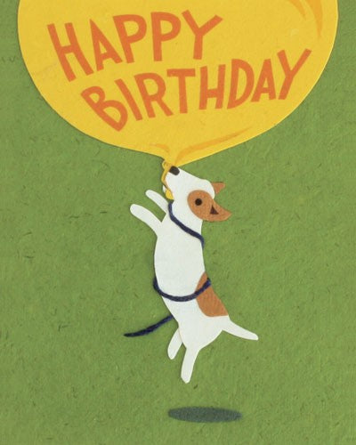 Balloon Dog Birthday Card