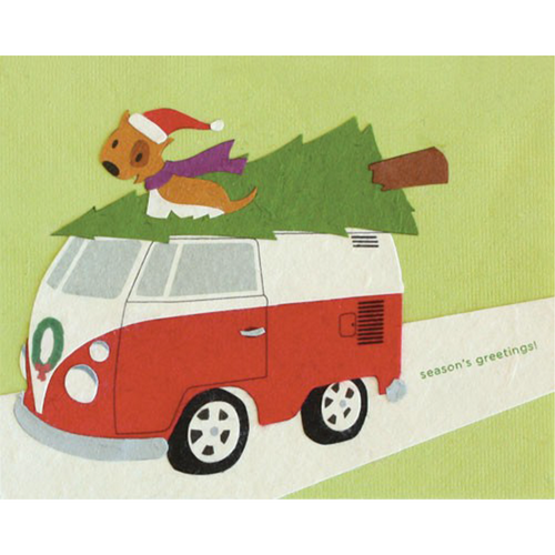 Retro Christmas Card