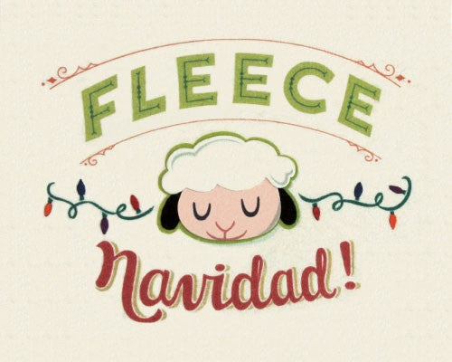 Fleece Navidad Card