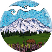 Load image into Gallery viewer, Glass Orn Mount Rainier 2

