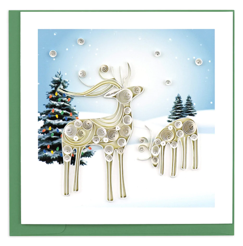 Snowy Reindeer