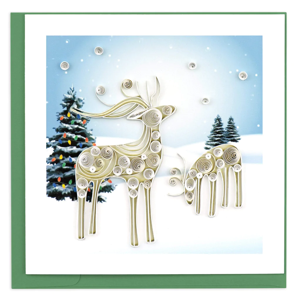 Snowy Reindeer