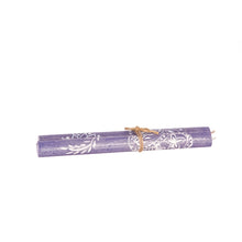 Load image into Gallery viewer, Henna White On Blue 9&quot; Taper
