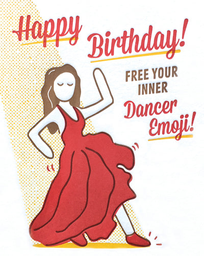 Dancer Emoji Birthday