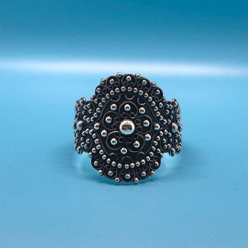 Sterling Silver Taxco Cuff