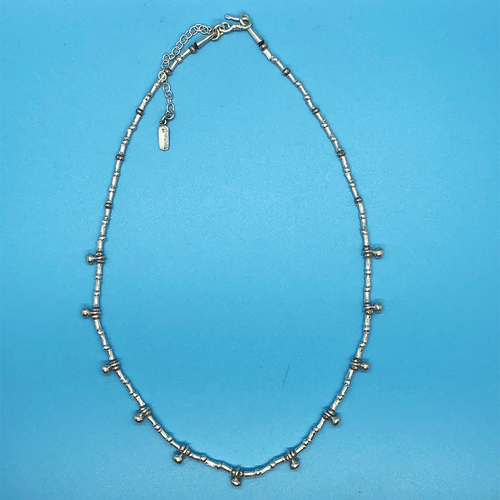 Sterling Silver Polka Dot Necklace