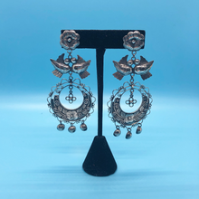 Load image into Gallery viewer, Sterling Silver Lovebird Earrings
