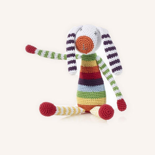 Rainbow Bunny Rattle
