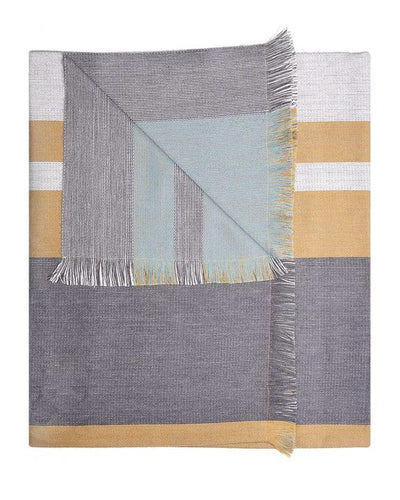 Mustardweed Alpaca Reversible Throw