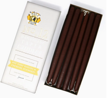 Load image into Gallery viewer, 12" Taper Candle Chestnut Brown
