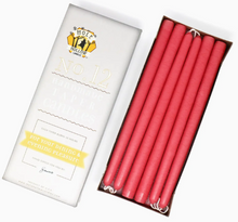 Load image into Gallery viewer, 12" Taper Candle Coral Pink
