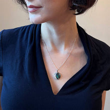 Load image into Gallery viewer, Crescent Moon Necklace - Brass, Indonesia
