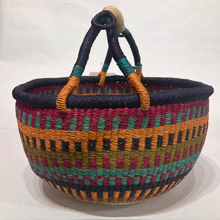 Load image into Gallery viewer, Vegan Round Basket Multi
