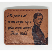 Load image into Gallery viewer, Frida Painted Leather Wallet
