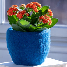 Load image into Gallery viewer, Denim Felt Planter
