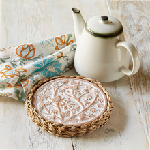 Load image into Gallery viewer, Birds of A Feather Terracotta Trivet

