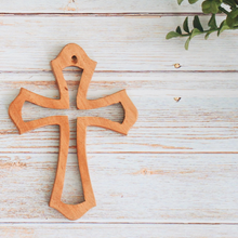 Load image into Gallery viewer, Contoured Wooden Cross
