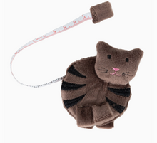 Load image into Gallery viewer, Kitty Measuring Tape Brown
