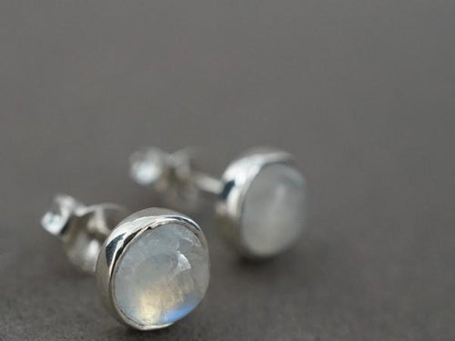 Moonstone Studs