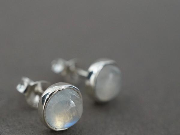 Moonstone Studs