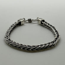 Load image into Gallery viewer, Woven Silver Bracelet
