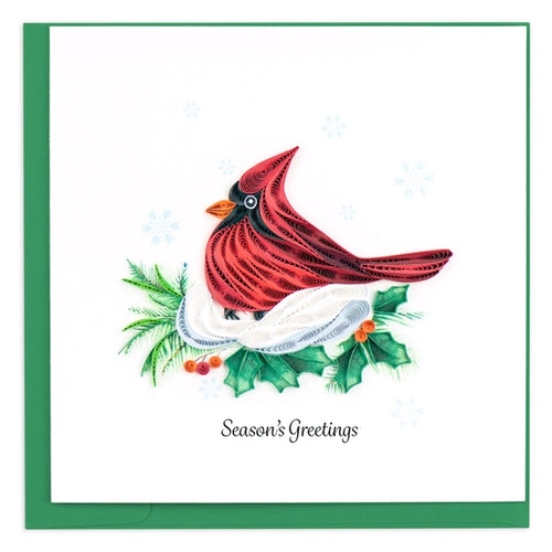 Snowy Cardinal
