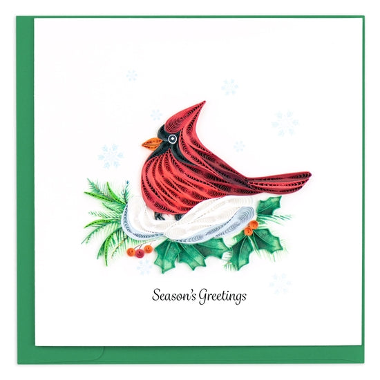 Snowy Cardinal