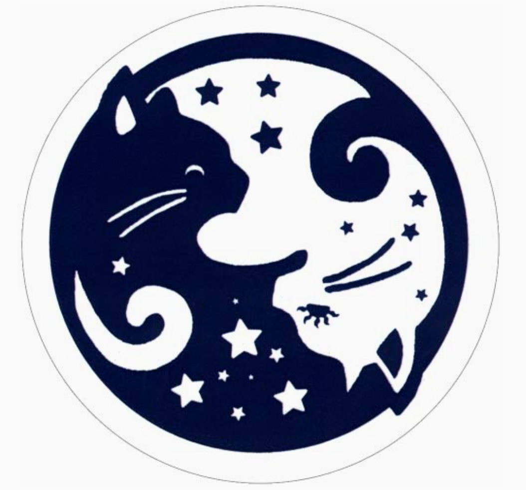 Yin Yang Cats Sticker