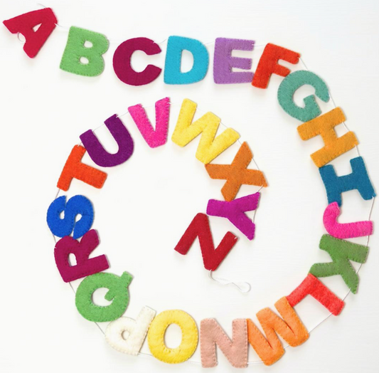 Felt ABC Garland